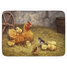 August Grove Levi Chicken Hen and Her Chicks Memory Foam Bath Rug AGGR6741